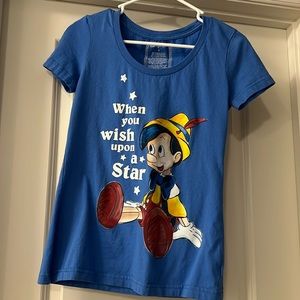 Disney Store Pinocchio “When You Wish Upon A Star” t-shirt v-neck